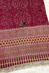 Aabha Ajrakh Mirror Silk Saree