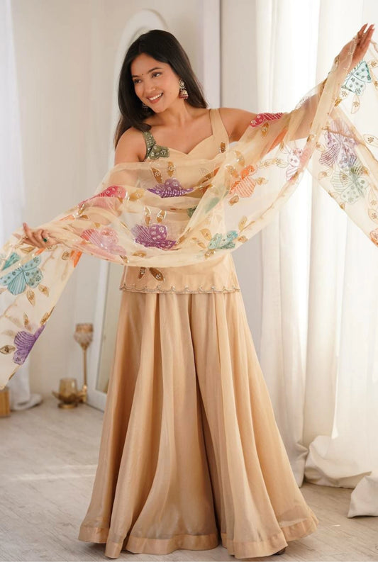 Florelle Organza Palazzo Set