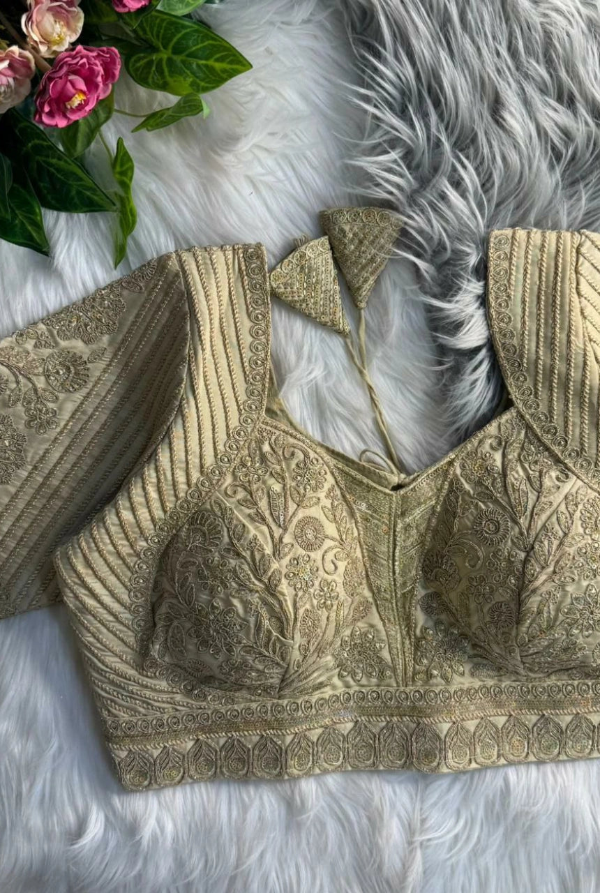 Zaria Coding Work Silk Blouse