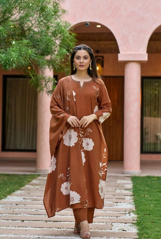 Noor Muslin Printed Suit Set