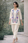 Embroidered Cotton Co-ord Set