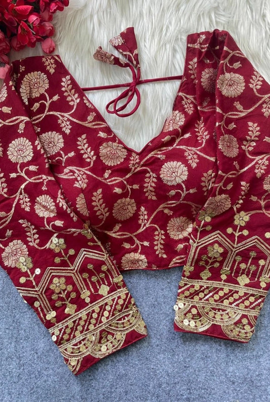 Rajnidhi Dola Silk Blouse