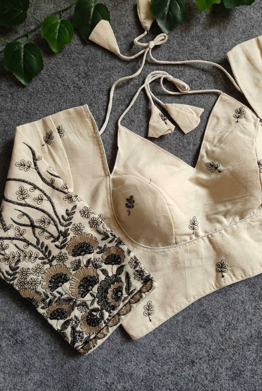 Ivory Muse Khadi Blouse