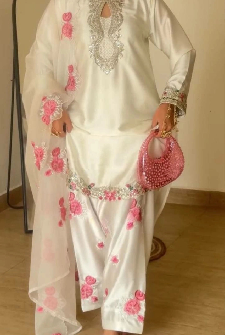 Meher Satin Farshi Set