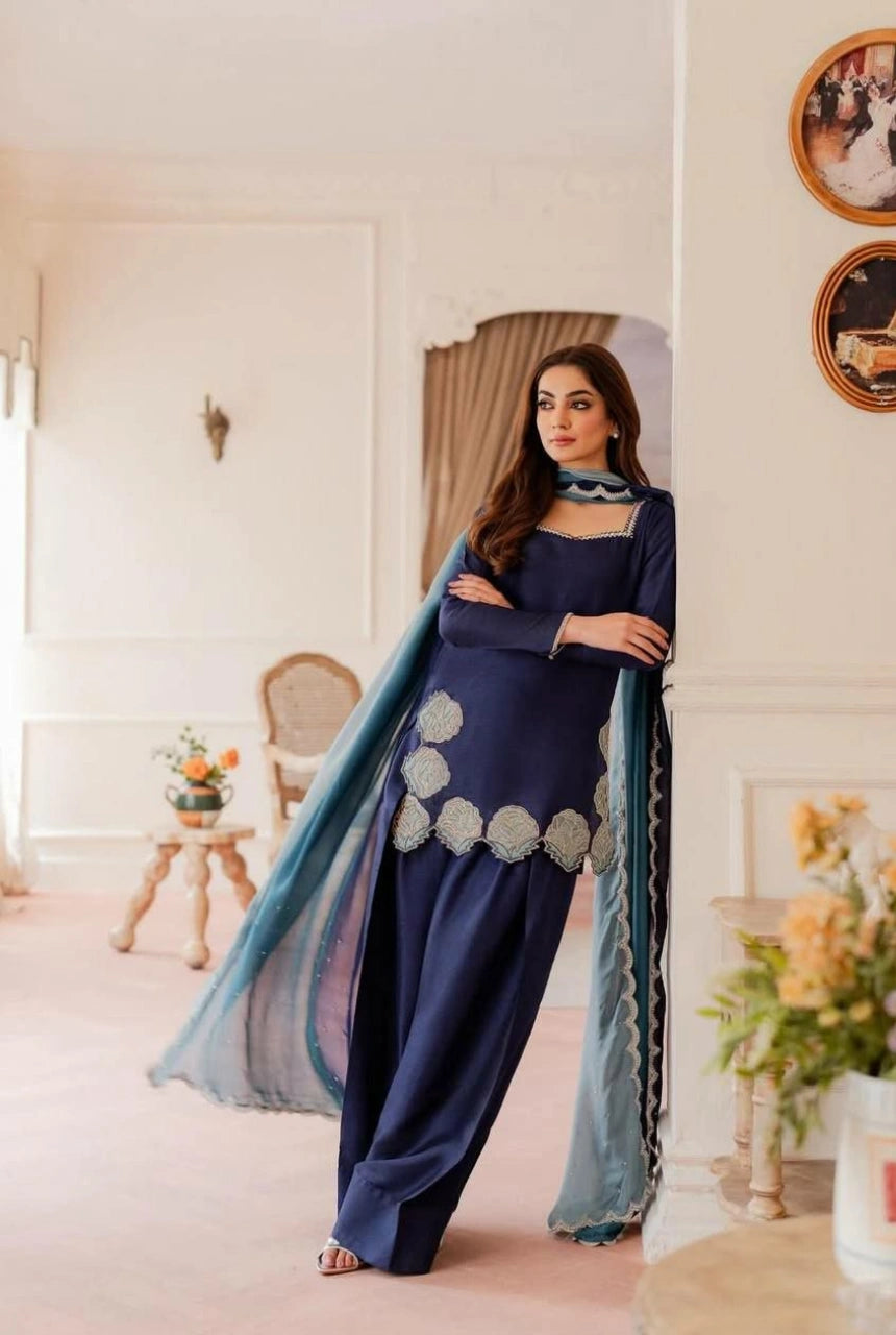 Nyra Crepe Silk Farshi Set