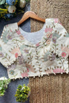 Elowen Embroidered Cambric Cotton Blouse