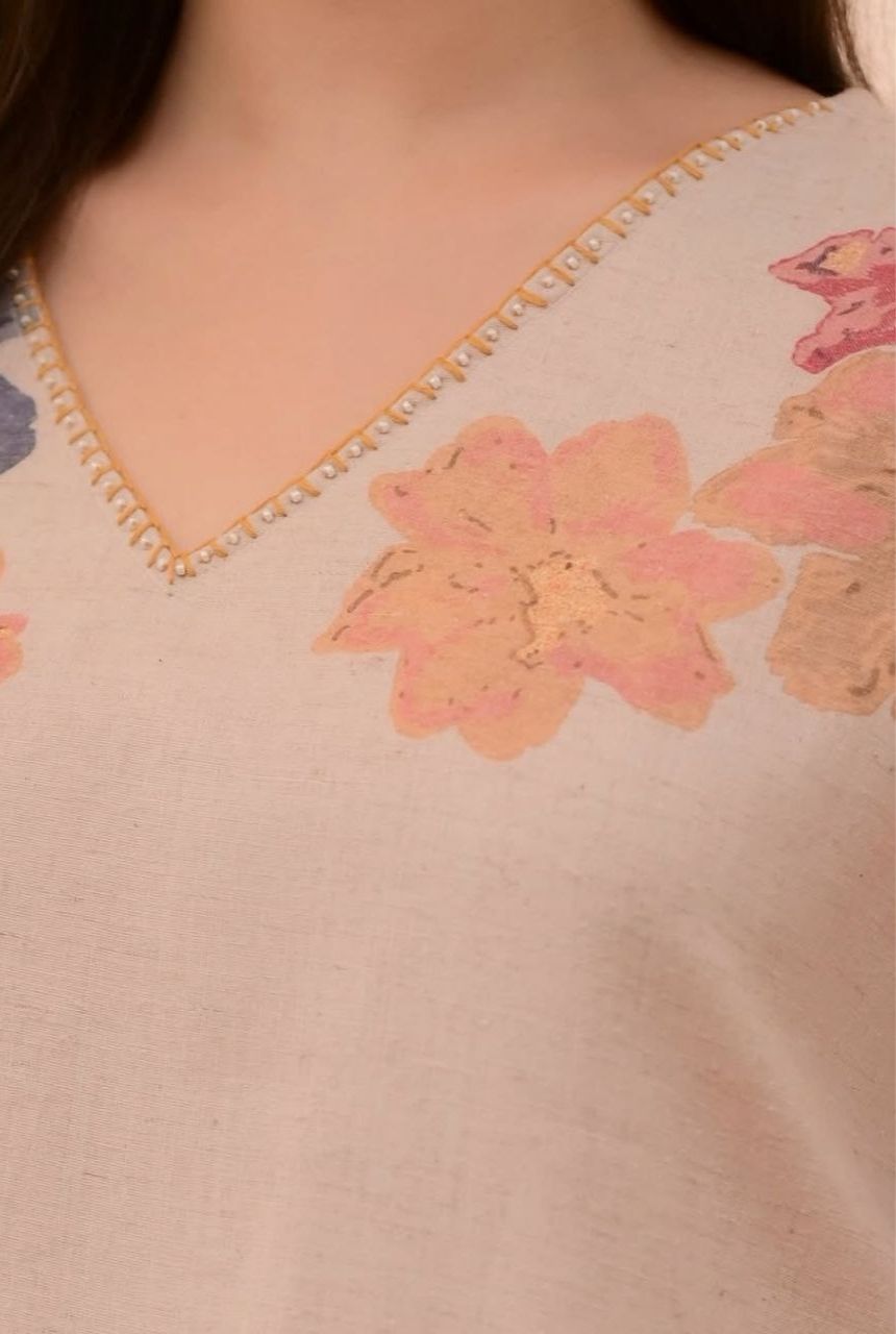 Pastel Grace Cotton Salwar Kameez Set