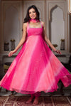 Noor Mirror Work Gown Set
