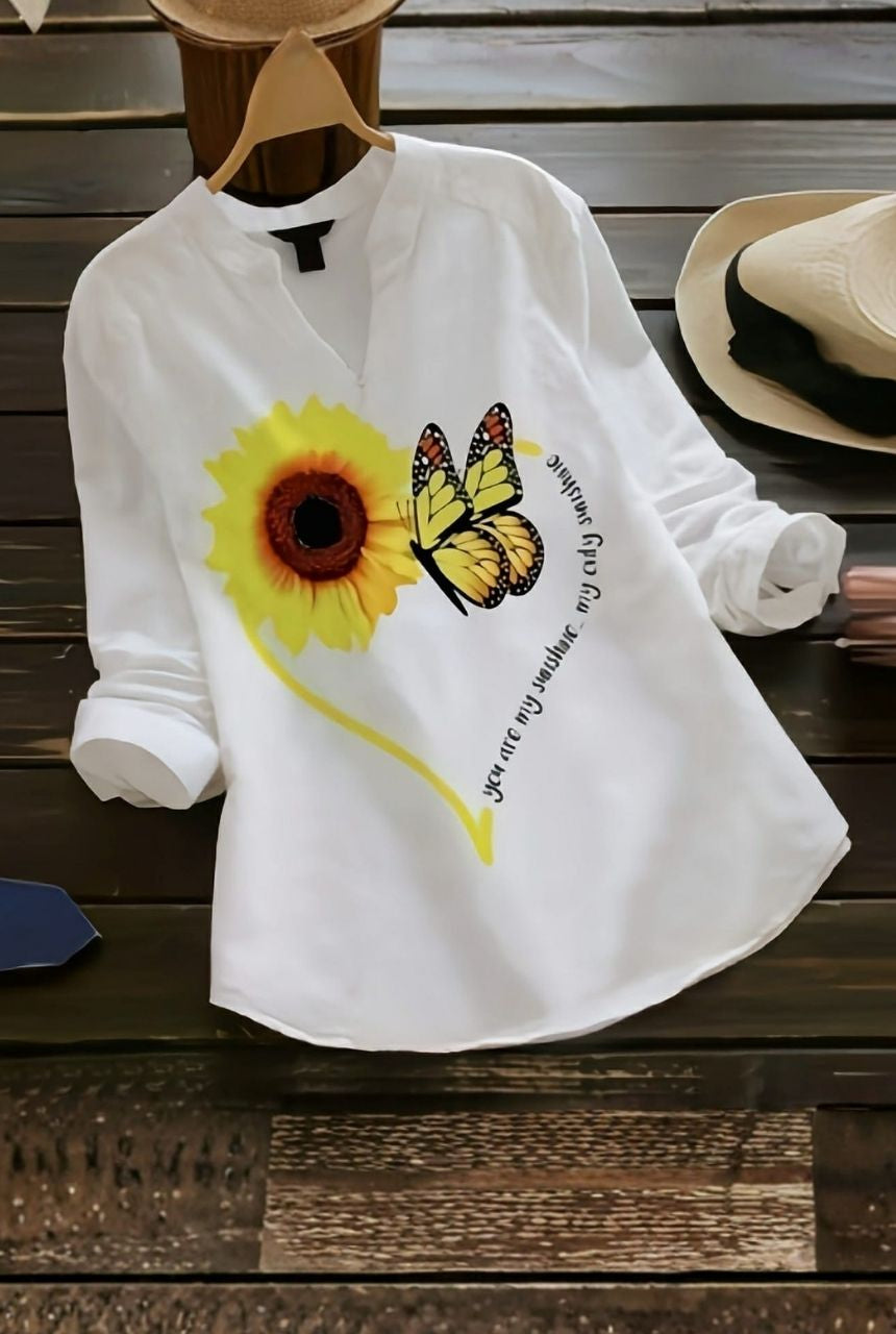 Sunshine Bloom Rayon Top