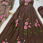 Gulriva Handpainted Anarkali Suit Set