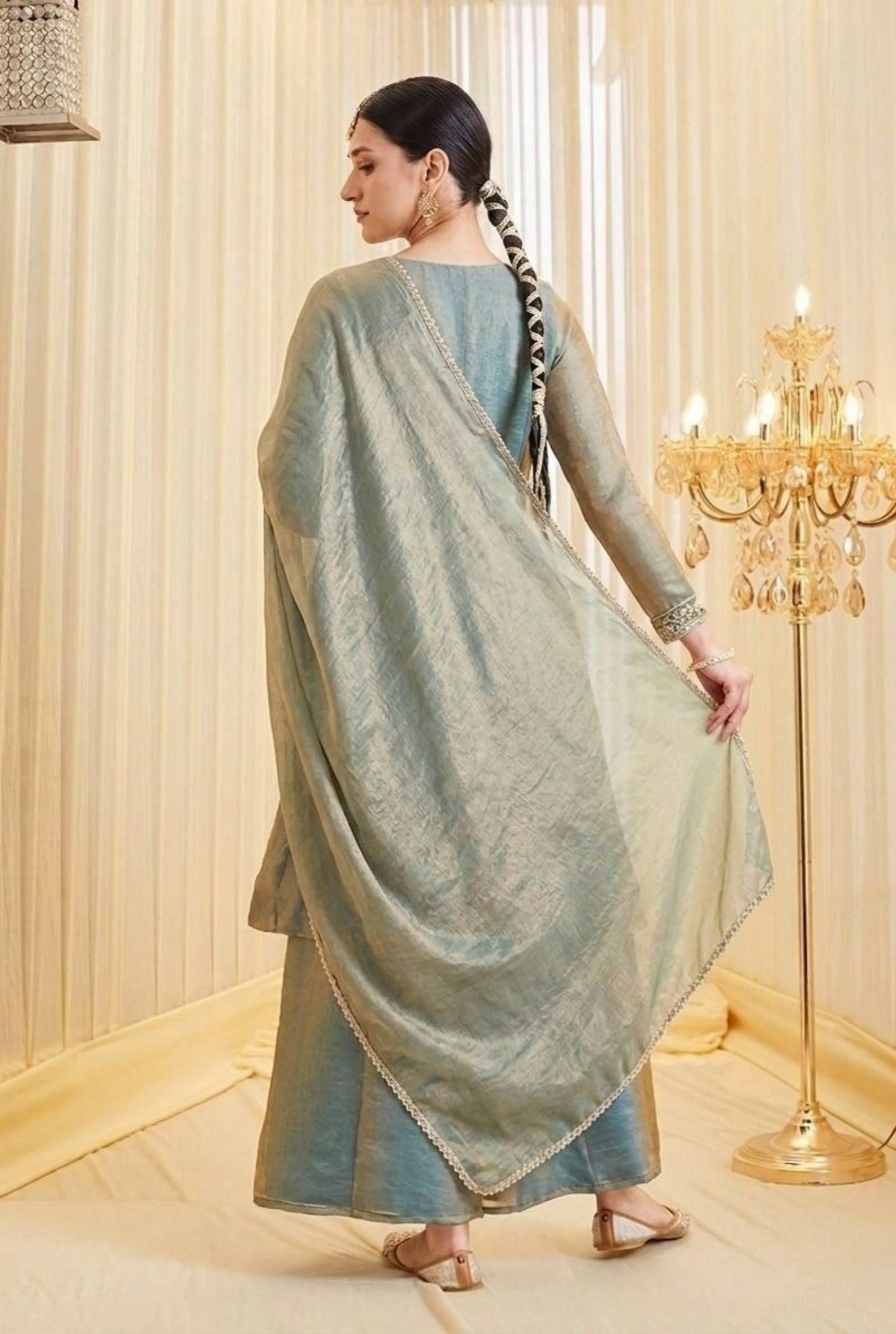 Noorza Fendi Silk Suit Set