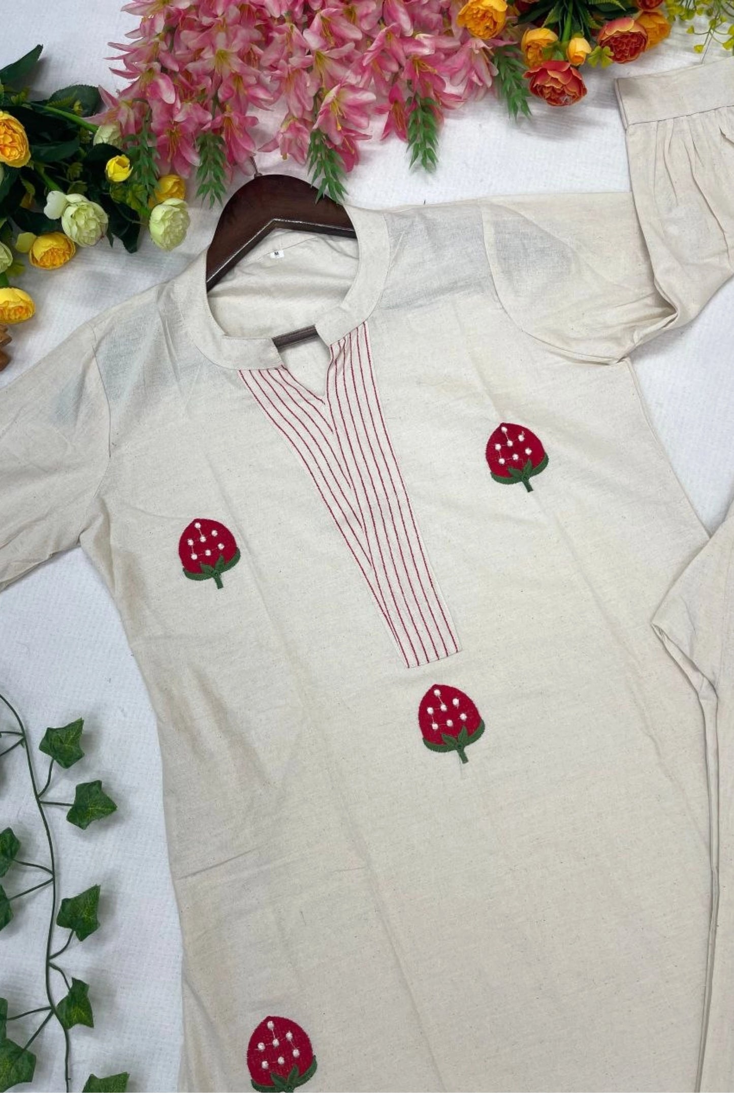 Prakriti Bloom Cotton Kurta Set