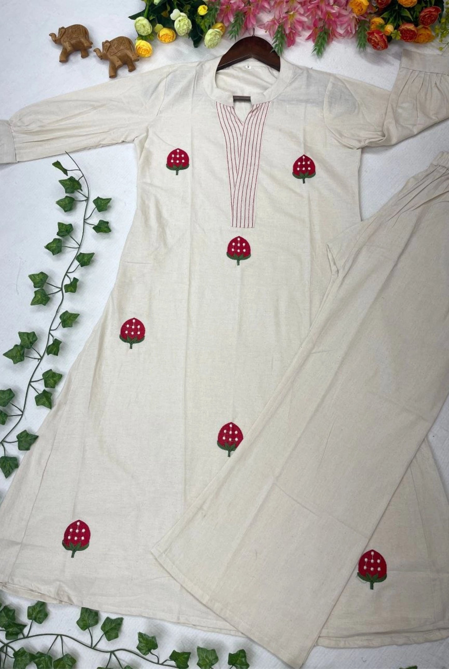 Prakriti Bloom Cotton Kurta Set