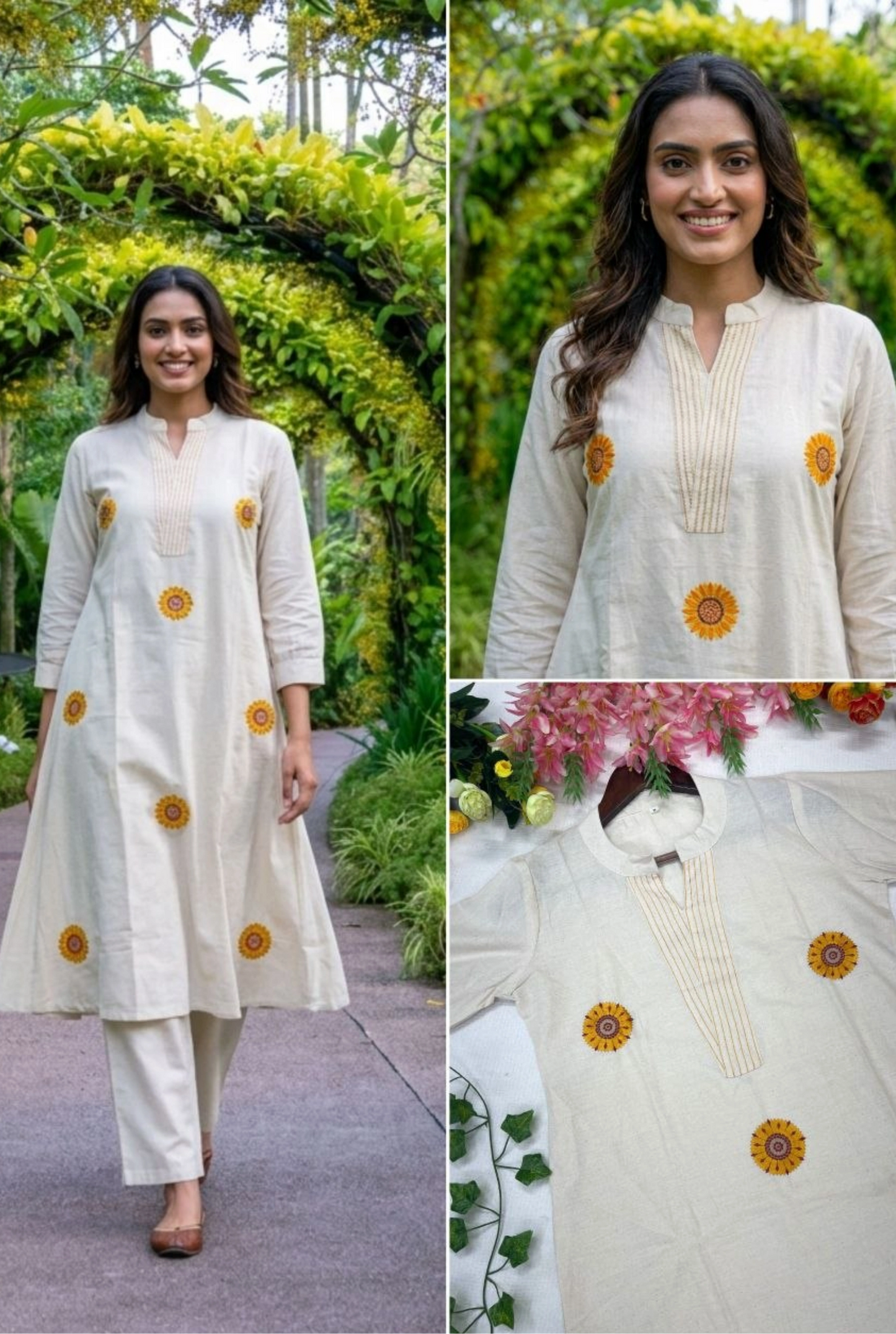 Prakriti Bloom Cotton Kurta Set