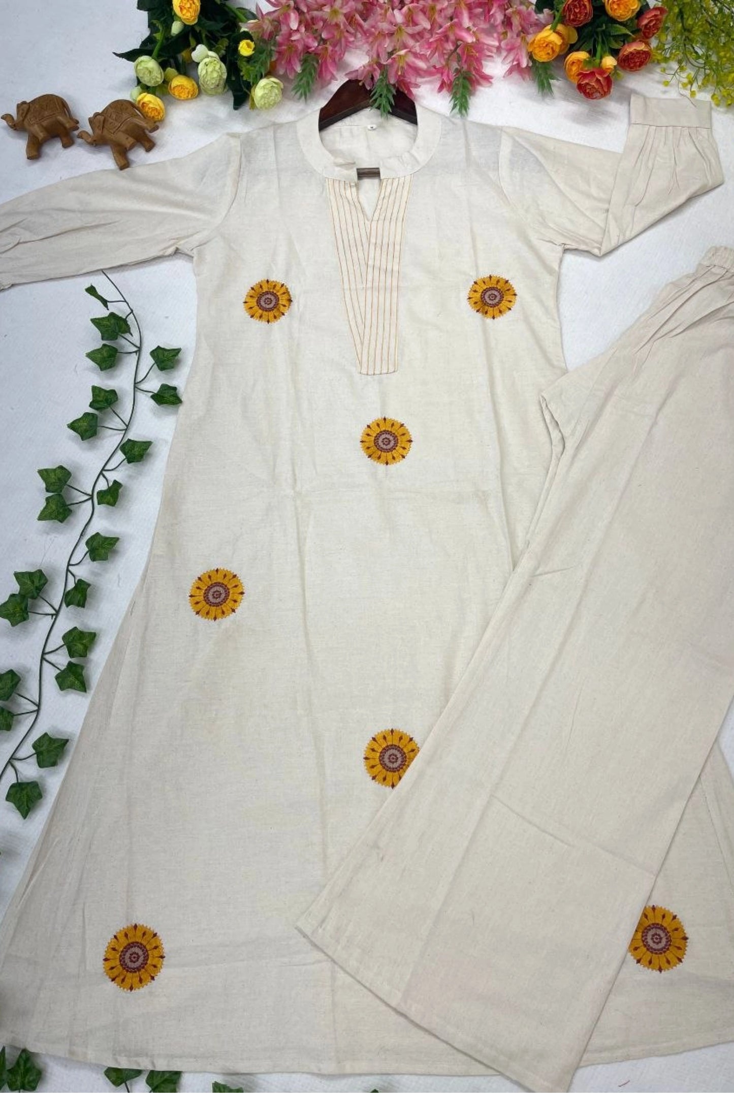 Prakriti Bloom Cotton Kurta Set