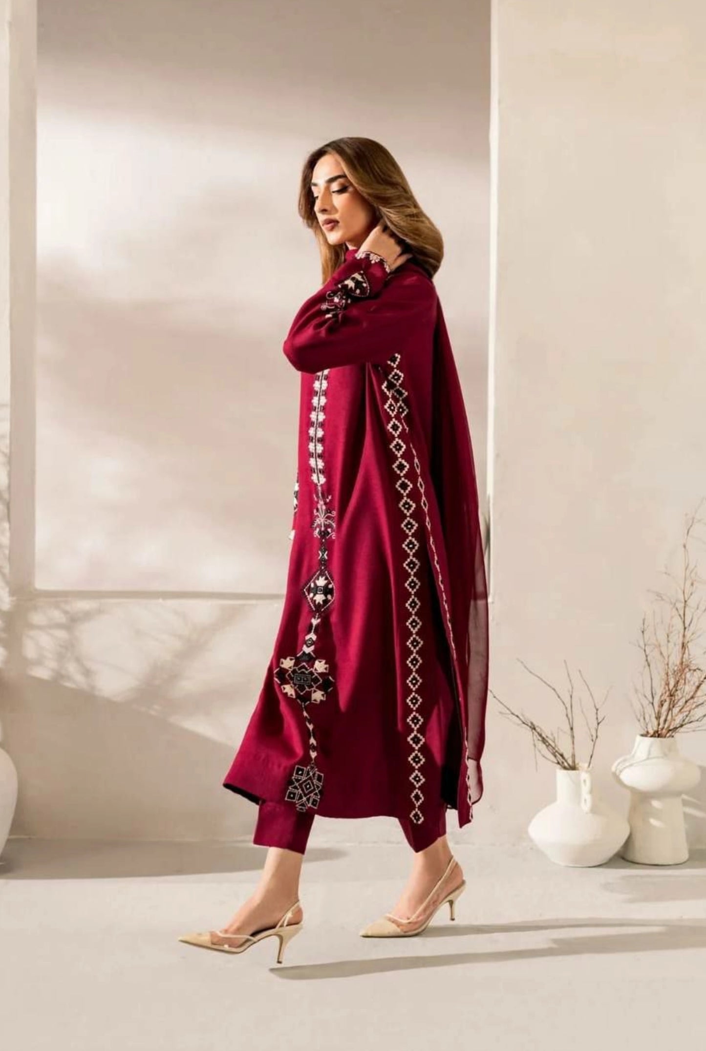 Mehera Chanderi Grace Suit Set