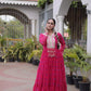Rangmahal Leheriya Flare Gown