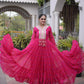 Rangmahal Leheriya Flare Gown