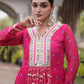 Rangmahal Leheriya Flare Gown