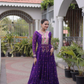 Rangmahal Leheriya Flare Gown