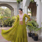 Rangmahal Leheriya Flare Gown