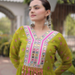 Rangmahal Leheriya Flare Gown