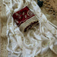Ira Fendi Satin Embroidered Saree