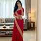 Premium Pure Georgette Saree with Sequins & Dori Embroidery Border