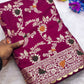 Pure Viscose Dolla Silk Saree with Meenakari Weaving