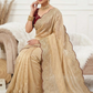Heavy Soft Jimmy Choo Silk Saree with Sequins & Multithread Embroidery