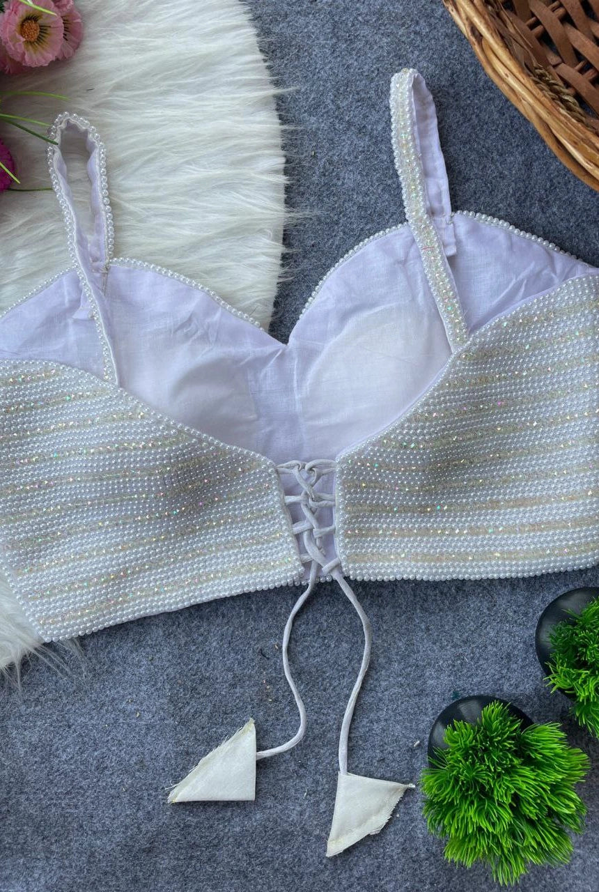 Aurelia Pearl Handcrafted Blouse