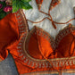 Zareefa Italian Silk Embellished Blouse