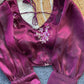 Zimira Organza Embroidered Blouse