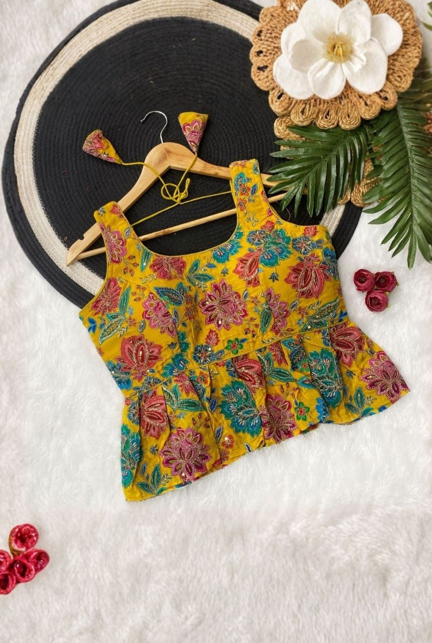 Aarohi Luster Indocotton Blouse