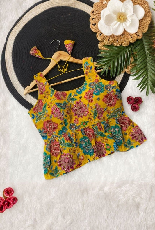 Aarohi Luster Indocotton Blouse