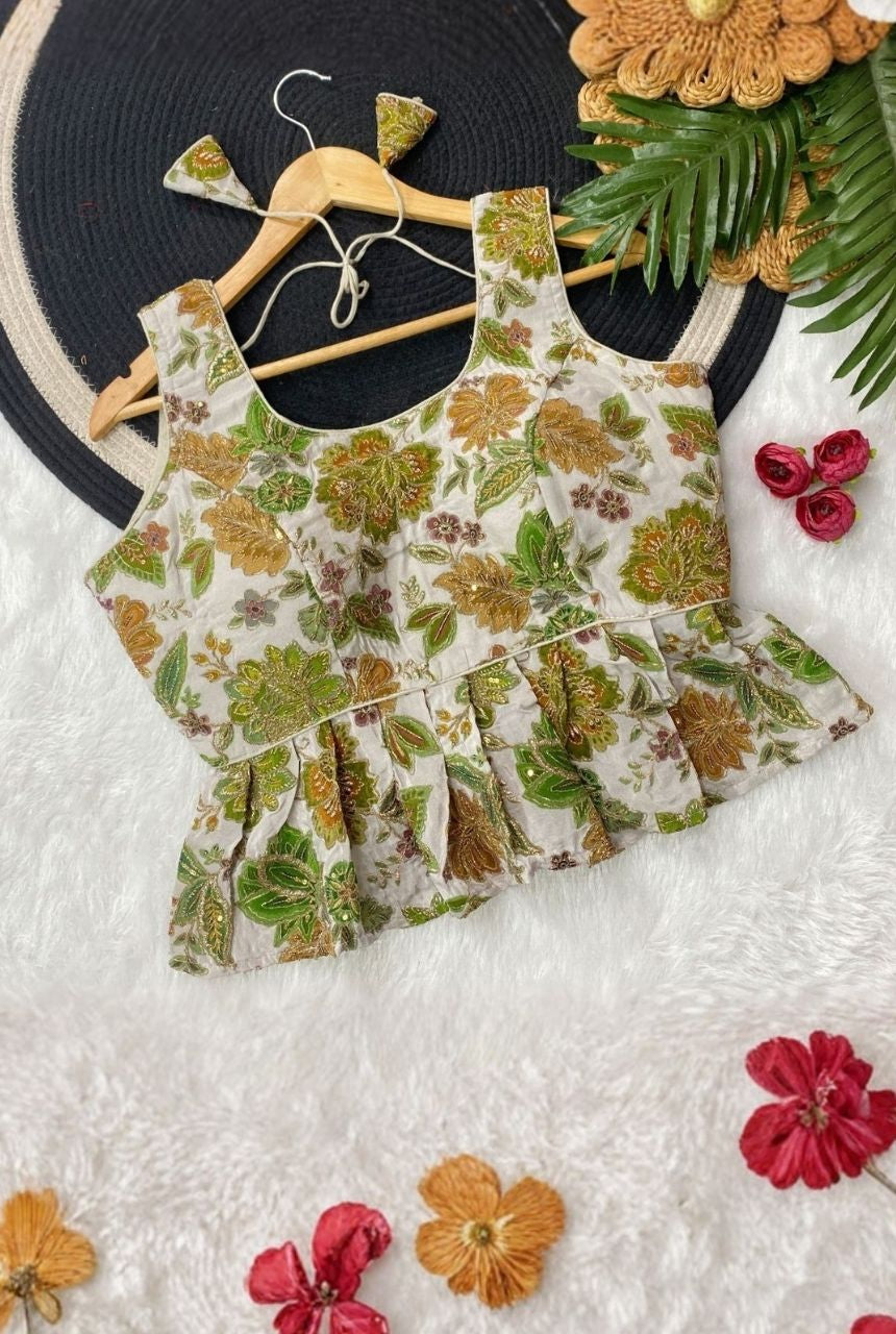 Aarohi Luster Indocotton Blouse