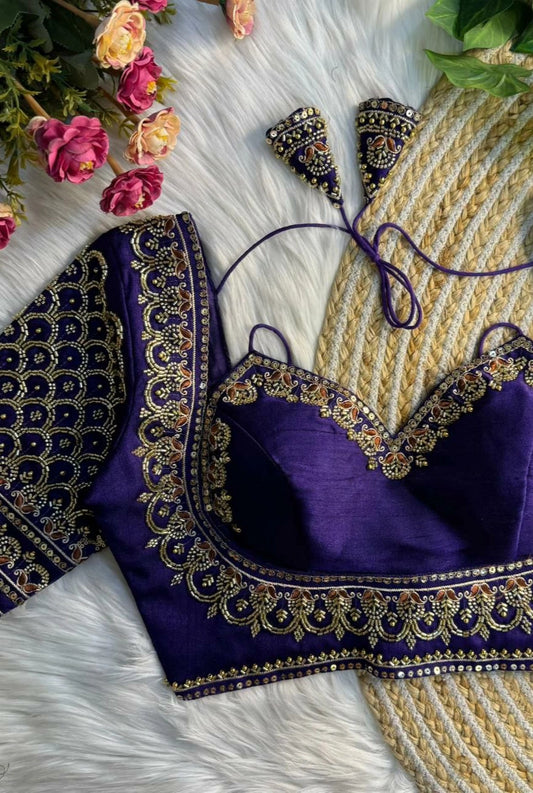 Noor Handwork Silk Blouse