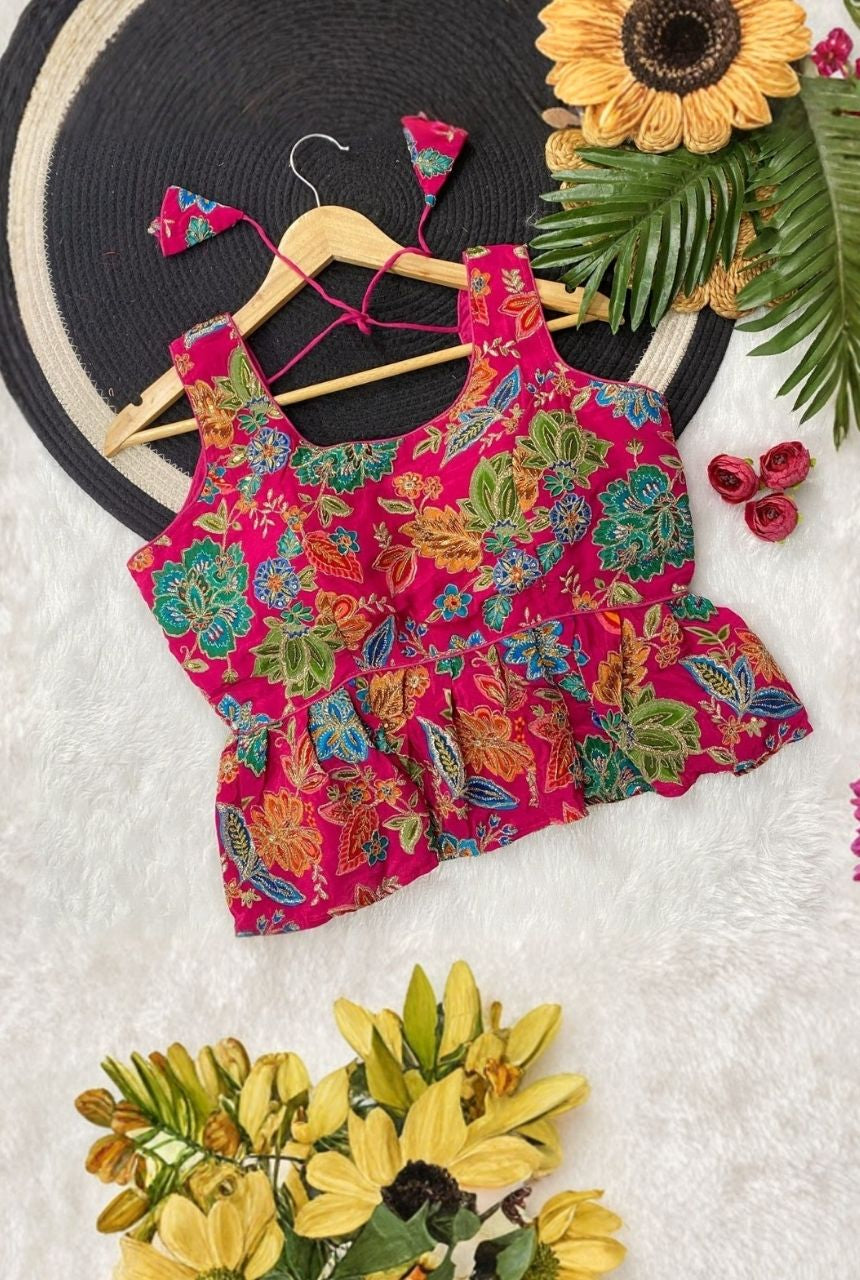 Aarohi Luster Indocotton Blouse