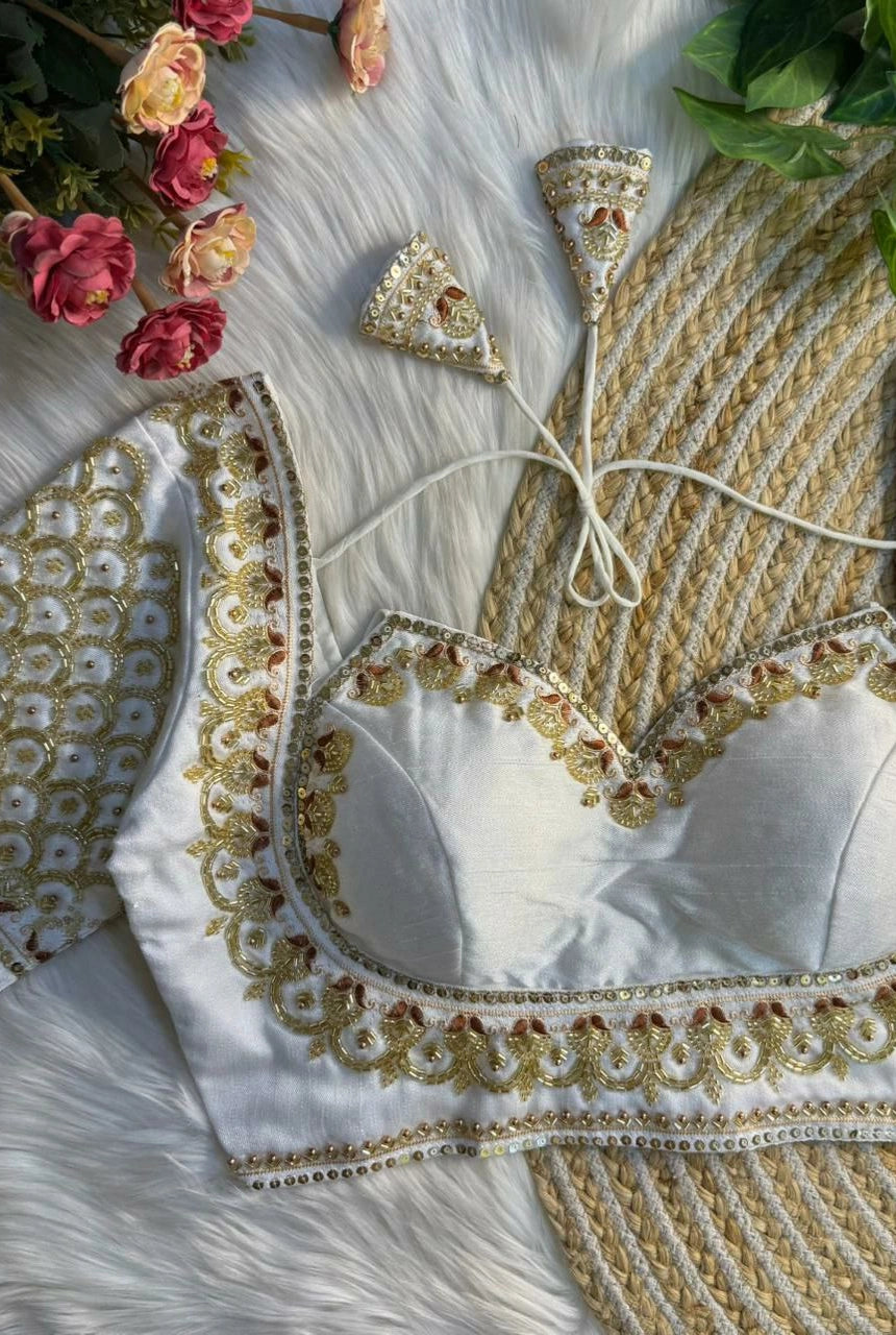 Noor Handwork Silk Blouse