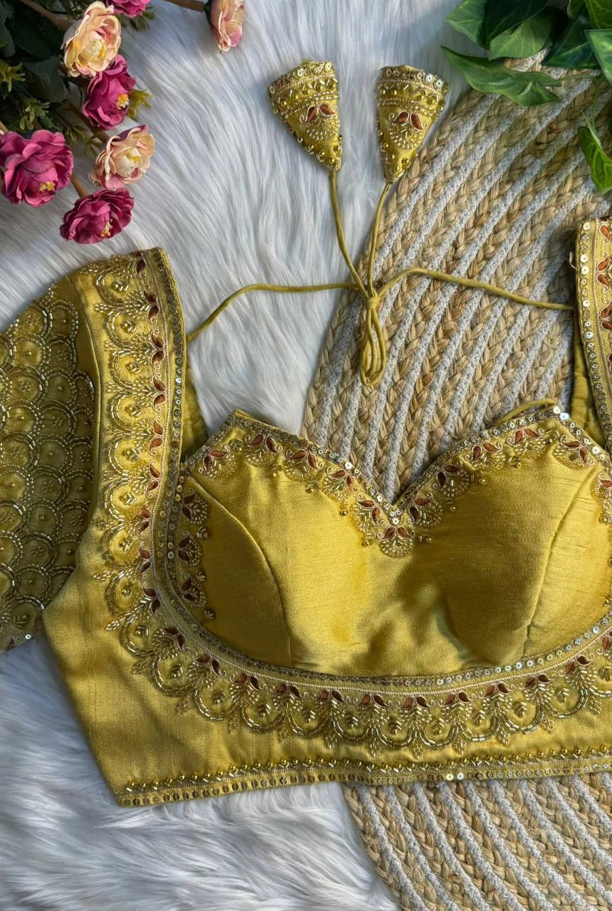 Noor Handwork Silk Blouse