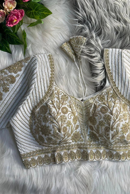 Zaria Coding Work Silk Blouse