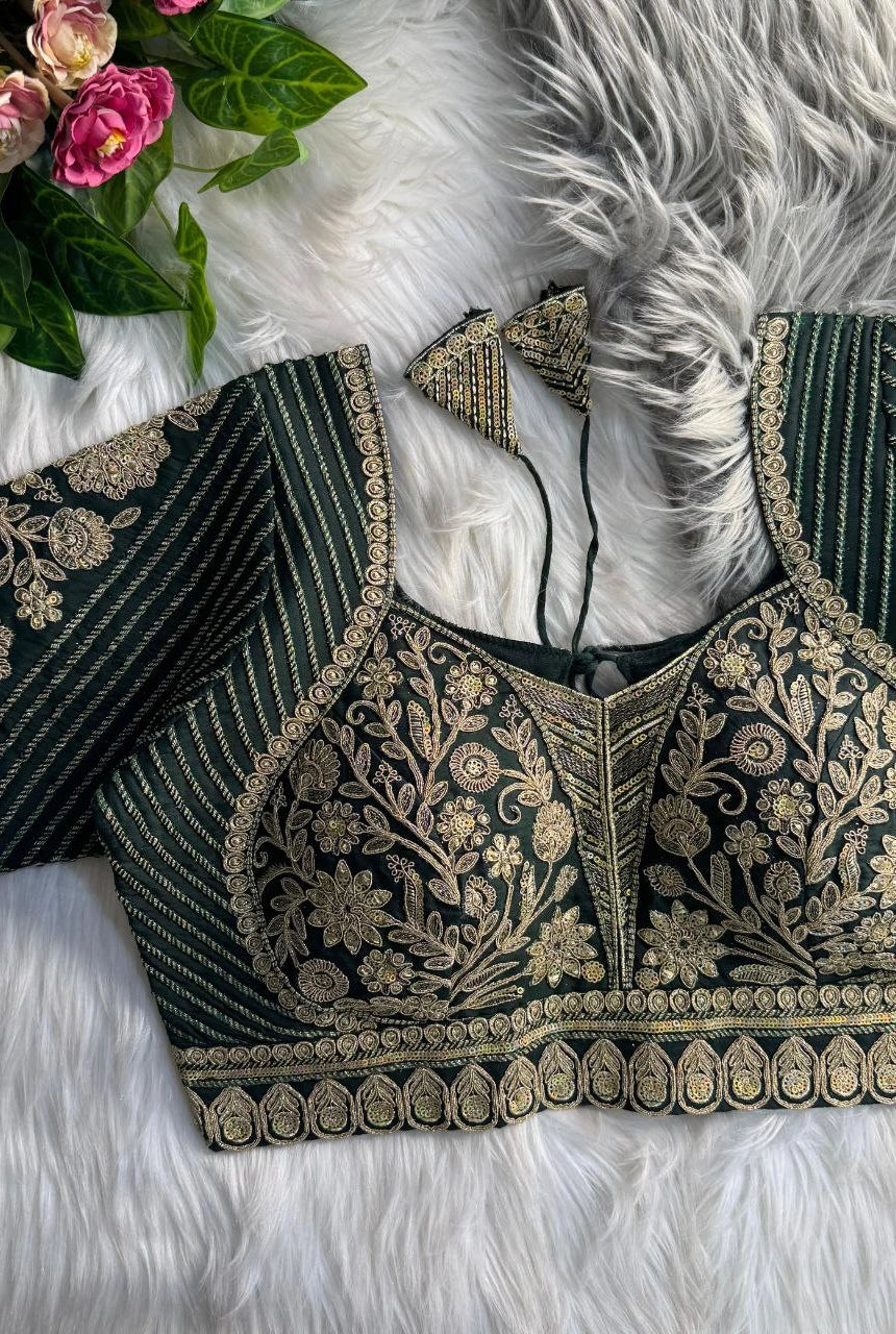 Zaria Coding Work Silk Blouse