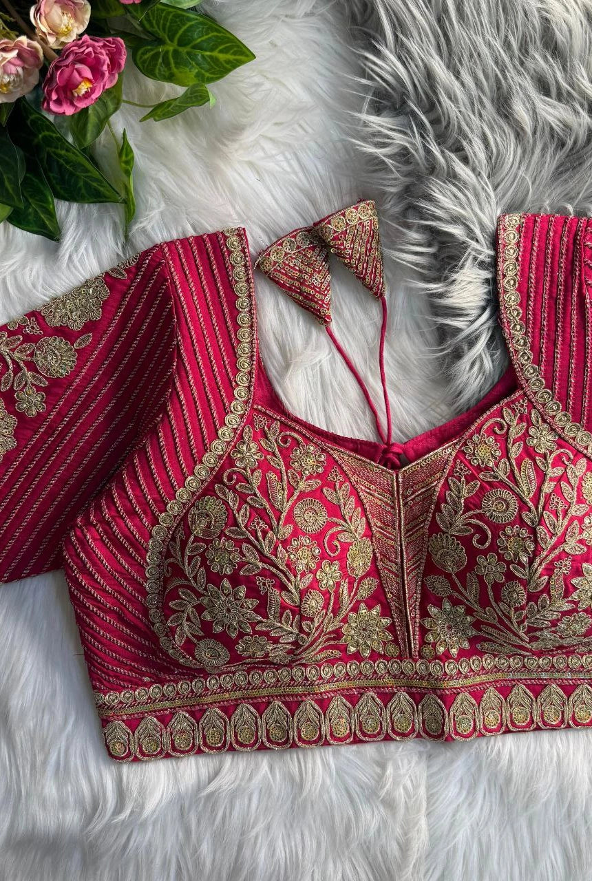 Zaria Coding Work Silk Blouse
