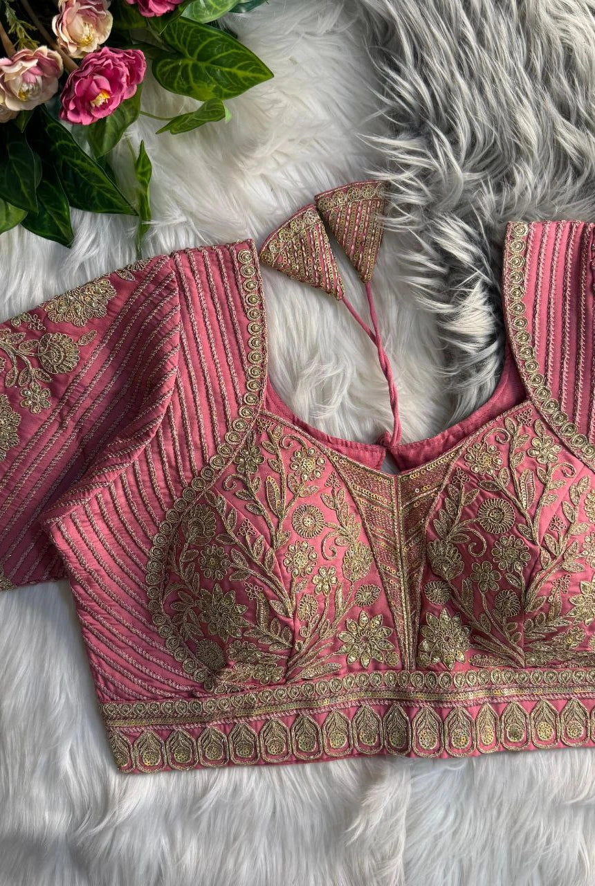 Zaria Coding Work Silk Blouse