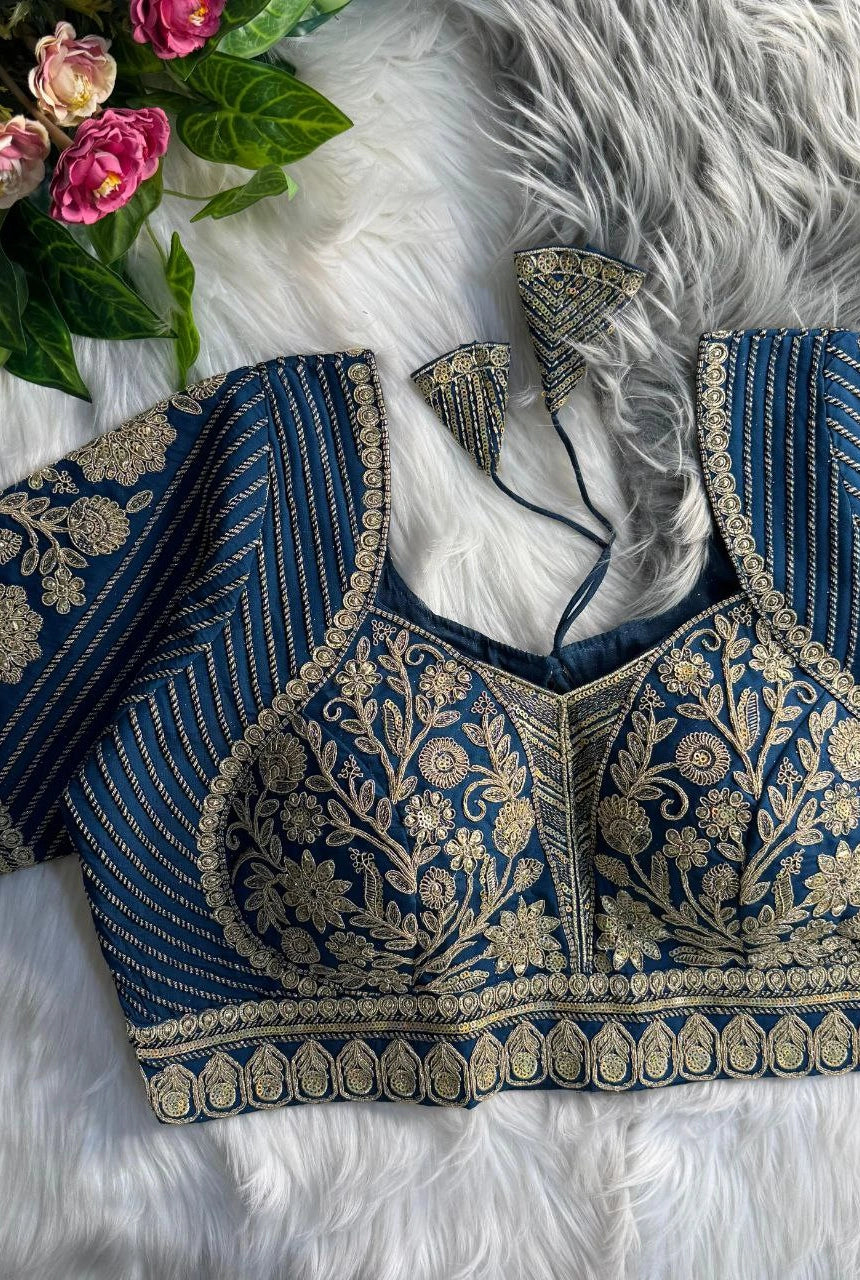 Zaria Coding Work Silk Blouse