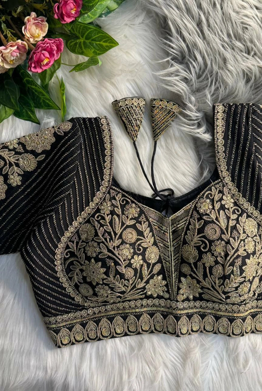 Zaria Coding Work Silk Blouse