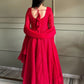 Lucknowi Sequence & Thread Work Anarkali Set