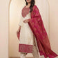 Pure Banarasi Weaving Kurta Set with Dupatta