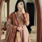Pattu Cotton Anarkali Set with Jacquard Zari Border