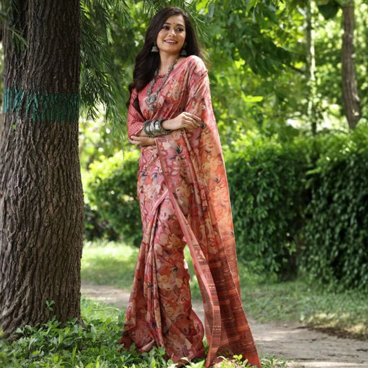 Artisan Charm – Tussar Silk Saree